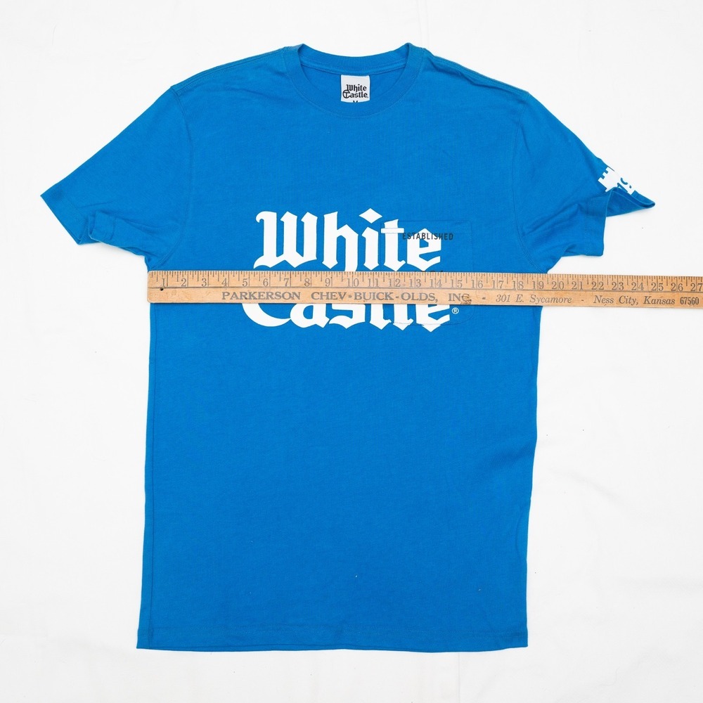 White Castle x Telfar Blue Staff Shirt Rare Size‎ M - Picture 5 of 8